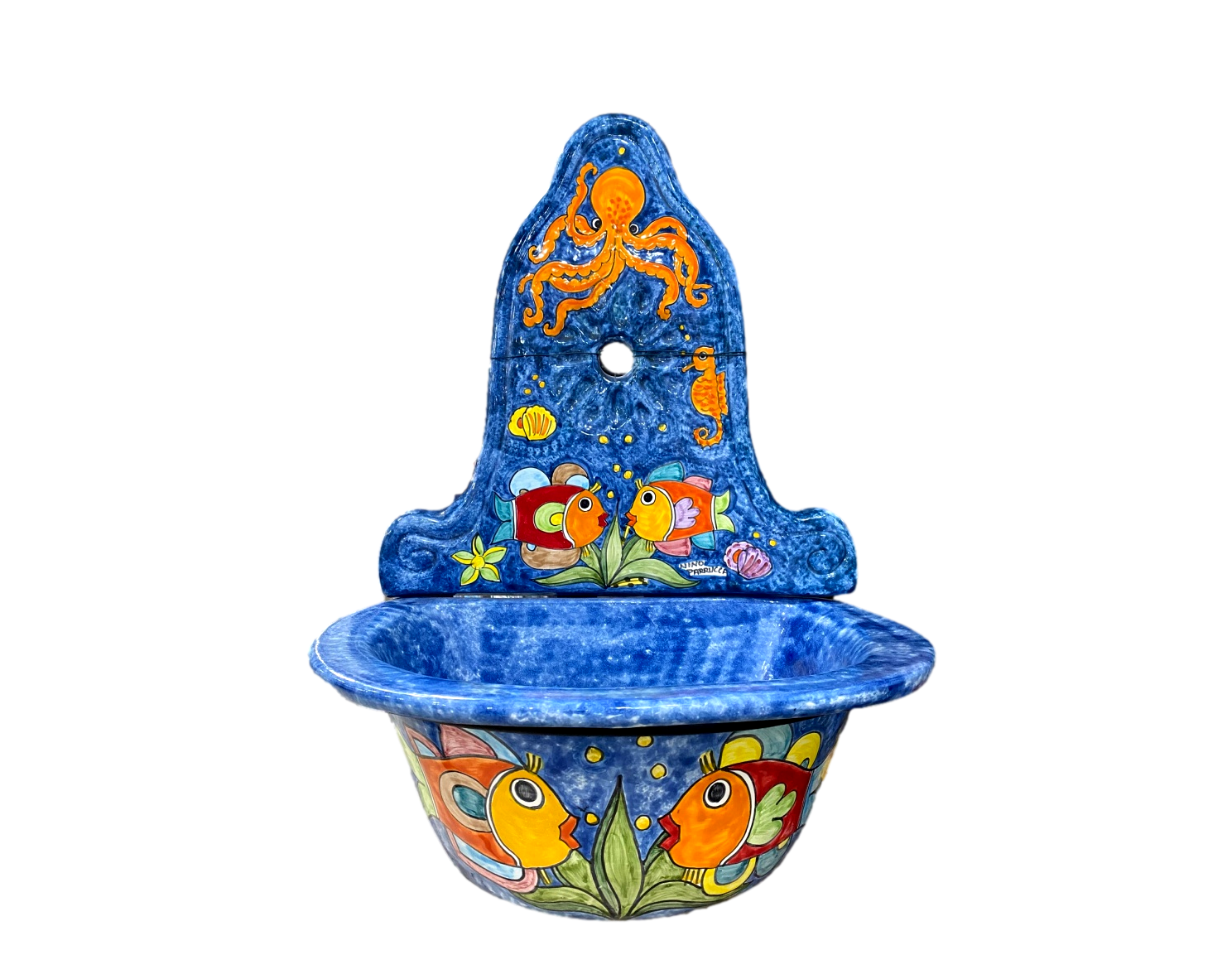 Lavabo con o senza colonna Nino Parrucca in ceramica