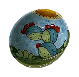 Ciotole varie misure Pale di Fichi D'india - Art.51 - 53/a - 53 in ceramica Nino Parrucca