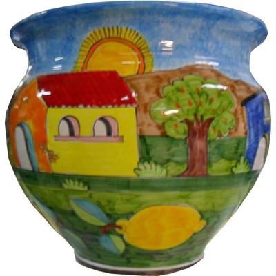 Cachepot  Bombato in ceramica Nino Parrucca