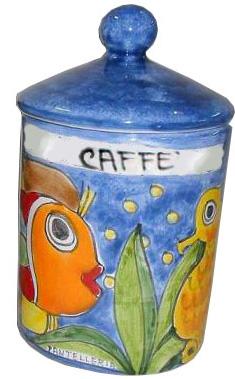 Barattolo in ceramica diversi decori e misure Nino Parrucca