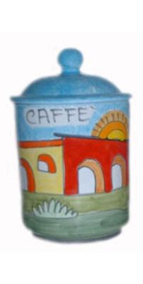 Barattolo in ceramica diversi decori e misure Nino Parrucca