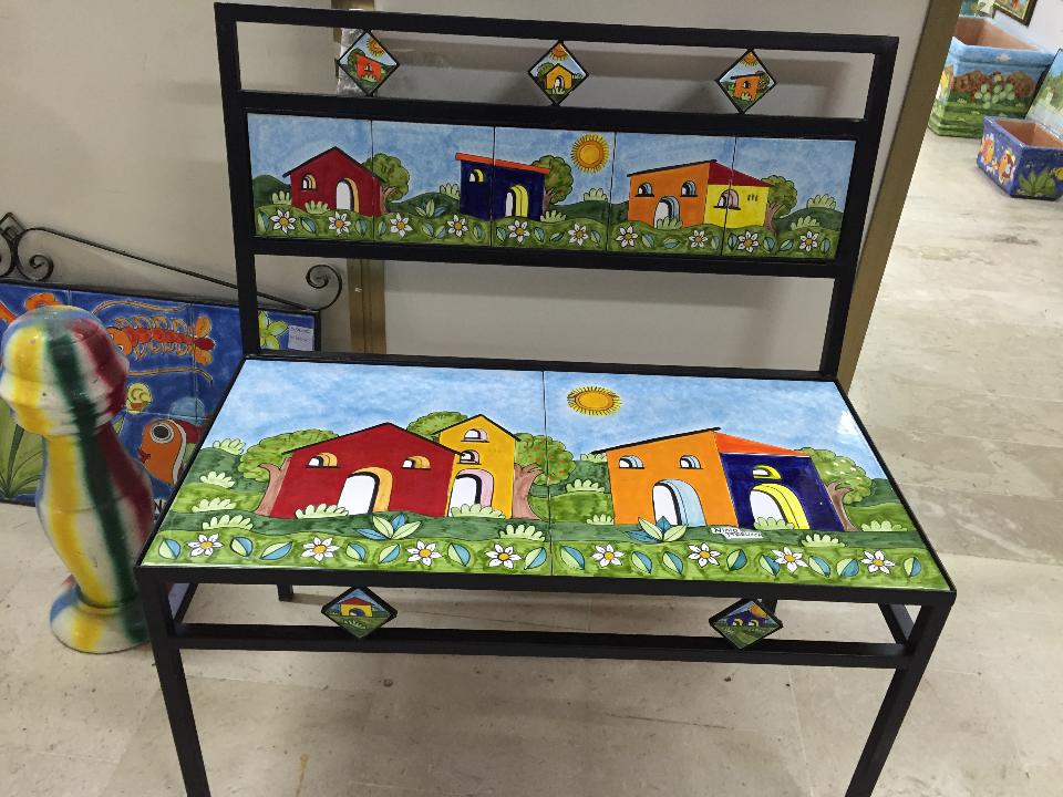 Panchina 2 Posti in ferro - Casette Nino Parrucca