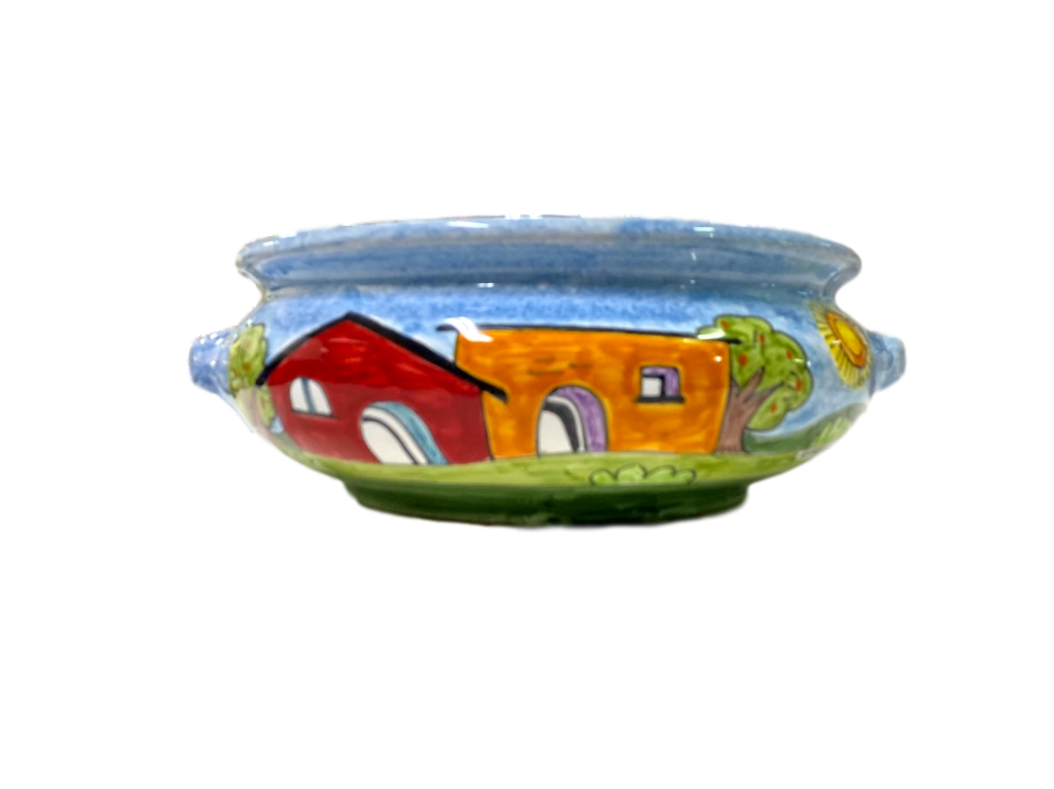Spaghettiera in ceramica Nino Parrucca