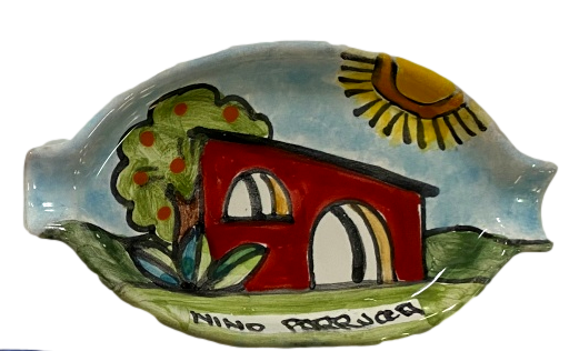 Posacenere ovale cm.12 Nino Parrucca