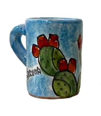 Bicchierino da limoncello (amaro) in ceramica Nino Parrucca