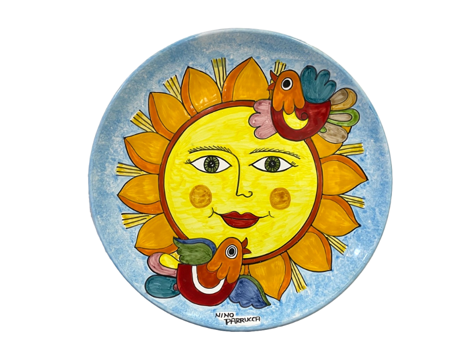 Piatto decoro Sole Art,150 - 151 - 153 Nino Parrucca