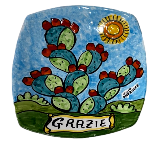 Rendiresto in ceramica cm.21x21 - Art 148/A Nino Parrucca