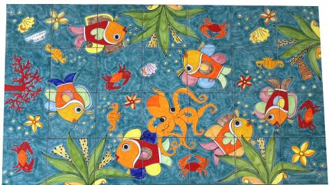 Pannello artistico 140x80 cm Nino Parrucca