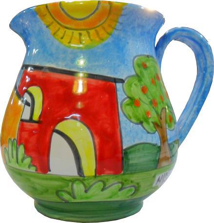 Brocca Nino Parrucca in ceramica