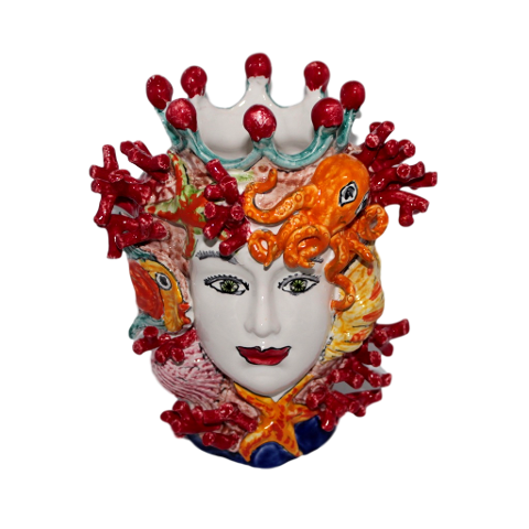 Testa di Moro Versione Marina in ceramica Nino Parrucca