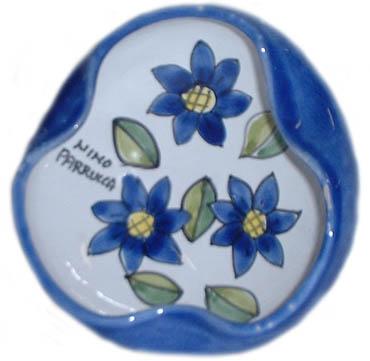 Posacenere bombato D 11 cm vari decori Nino Parrucca