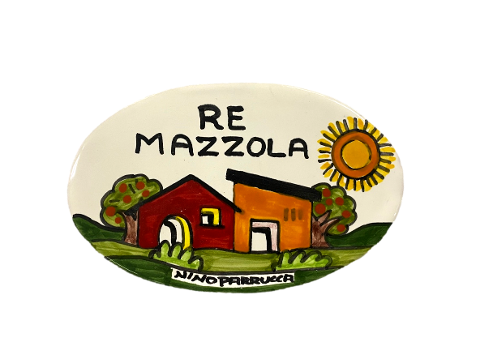Piastrella Ovale  VARI DECORI Nino Parrucca