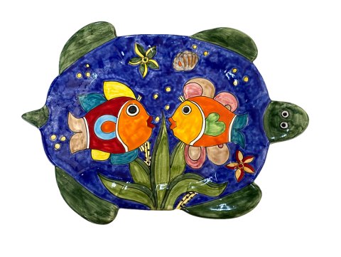 Piatto a Tartaruga grande vari colori - Art.106/D Nino Parrucca