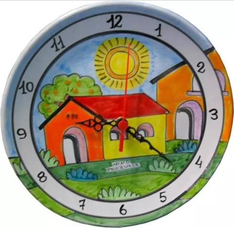 Piatto ad orologio Rotondo Nino Parrucca
