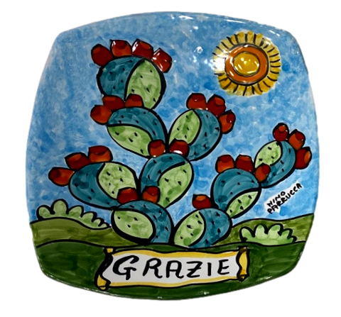 Rendiresto in ceramica cm.21x21 - Art 148/A Nino Parrucca