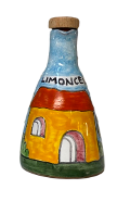 Bottiglia 100/200ML con manico decori vari Nino Parrucca