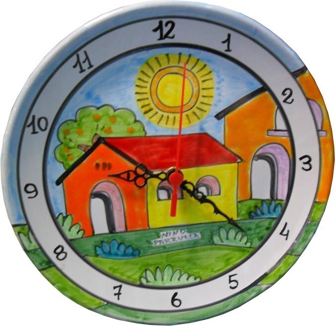 Piatto ad orologio Rotondo Nino Parrucca