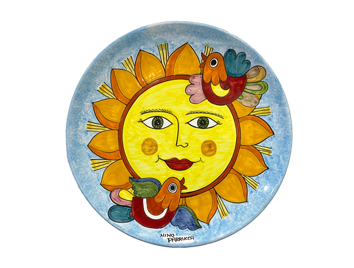 Piatto decoro Sole Art,150 - 151 - 153 Nino Parrucca