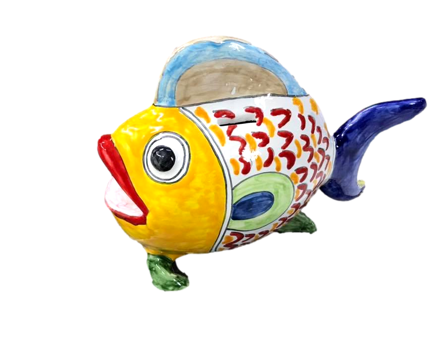 Salvadanaio  Pesce Nino Parrucca