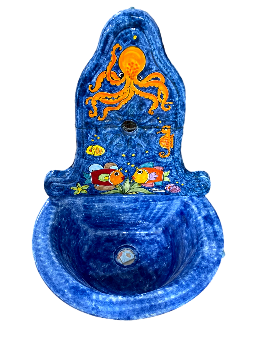 Lavabo con o senza colonna Nino Parrucca in ceramica