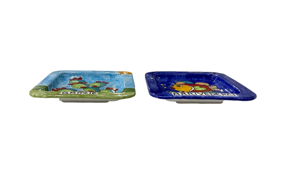 Rendiresto in ceramica cm.19x19 - Art 125/A Nino Parrucca