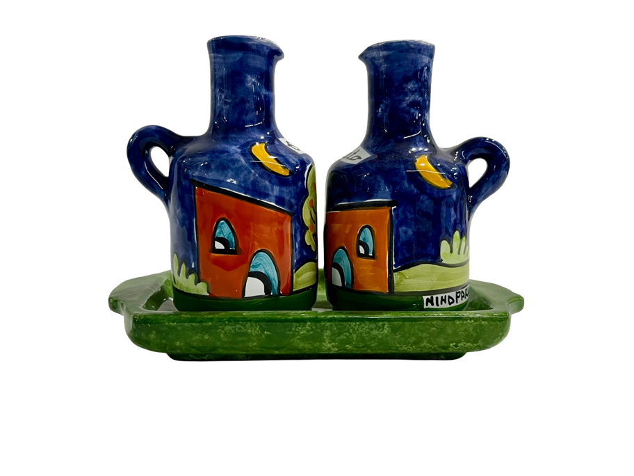Olio Aceto da 100 ml - casette notturno Nino Parrucca in ceramica