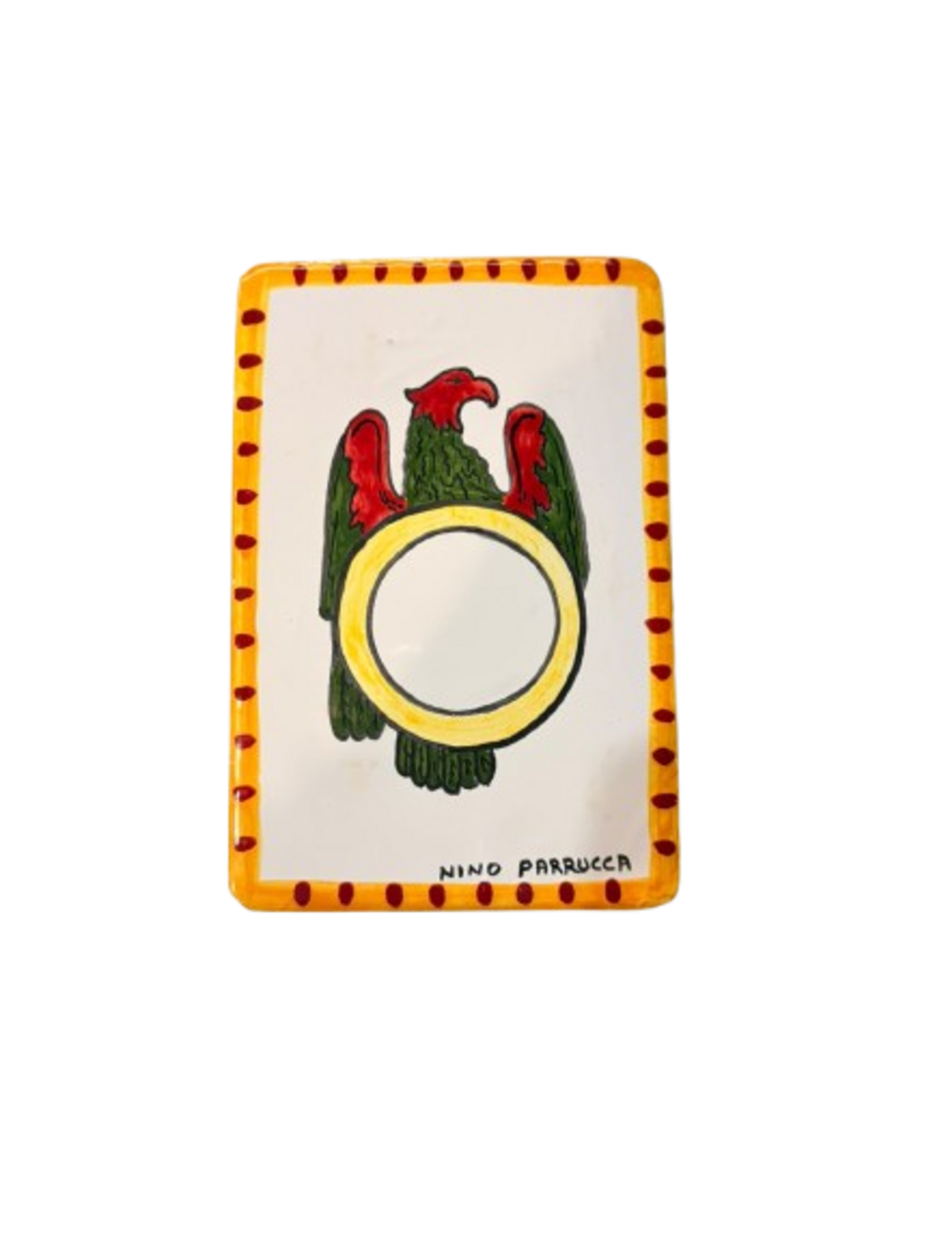 Piastrella carta siciliana cm.10,5x15 Nino Parrucca