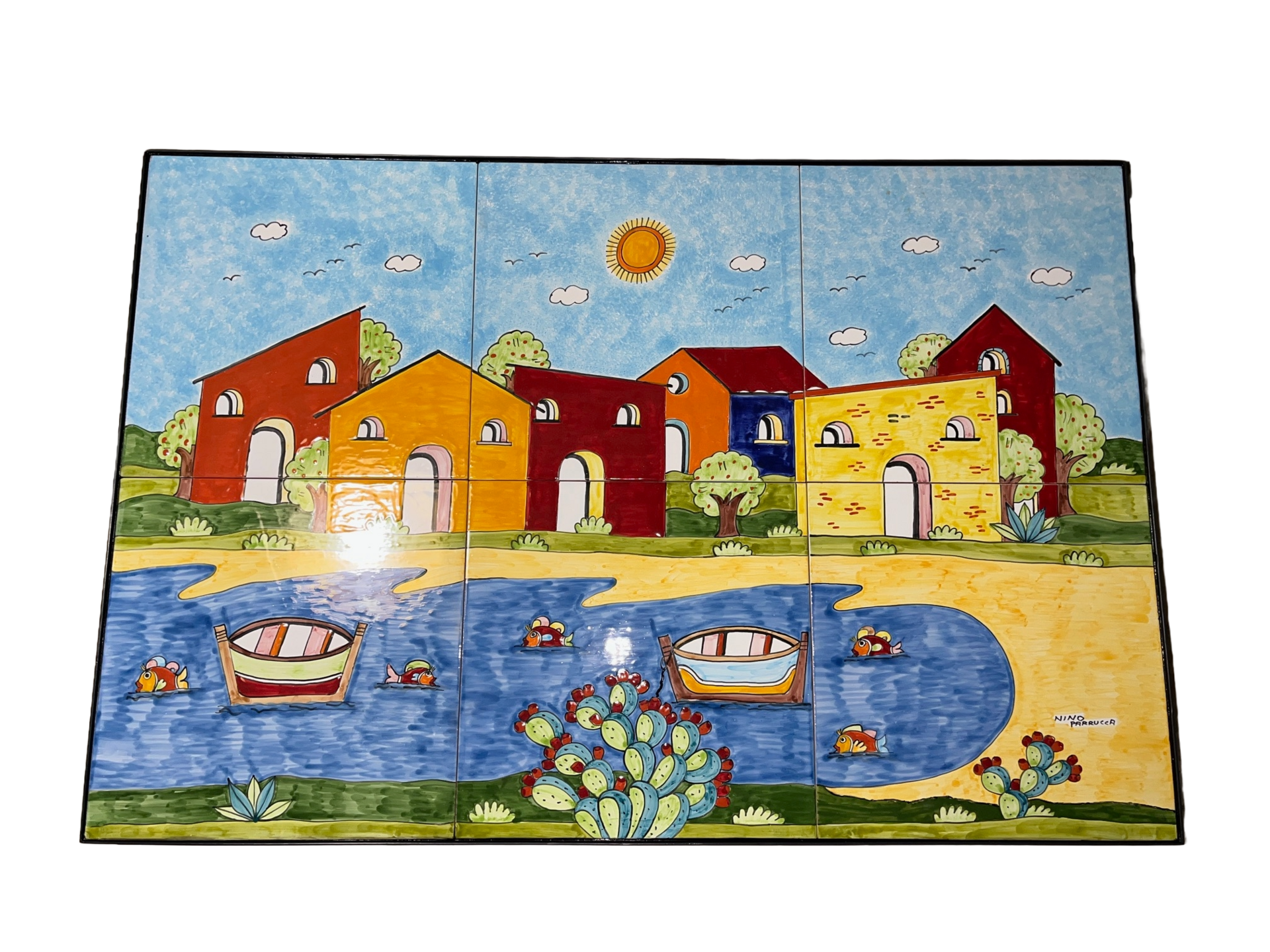 Tavolino basso cm 75x50 Nino Parrucca