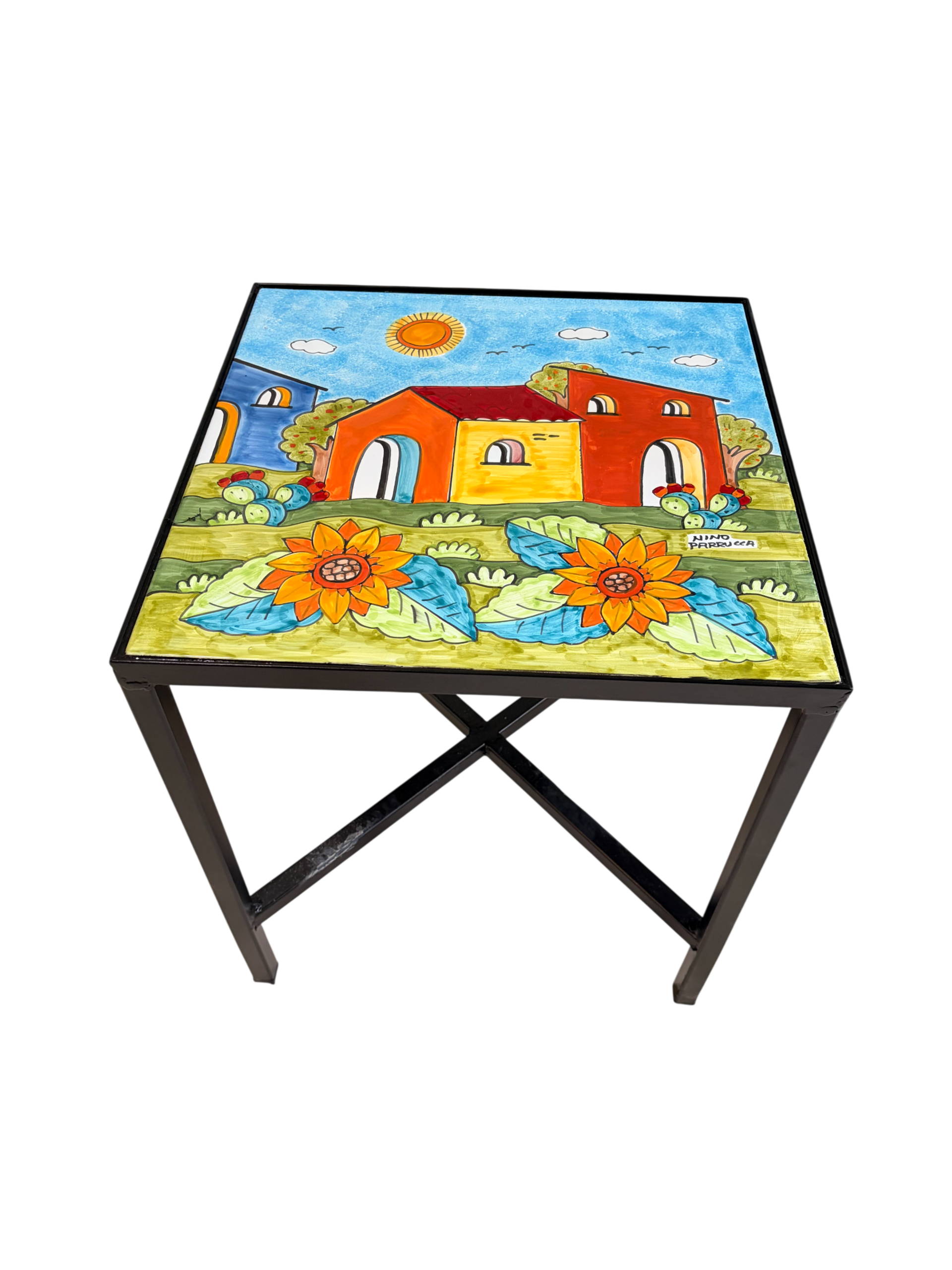 Tavolino basso cm 40x40 Nino Parrucca