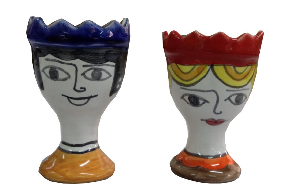 Portauovo RE/REGINA colore di capelli personalizzabile Nino Parrucca