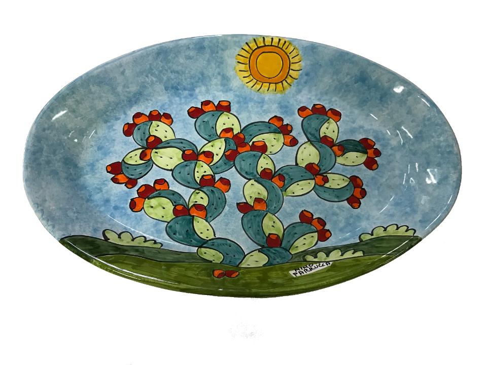 Piatto Ovale Grande 47x30 cm - art.99 Nino Parrucca