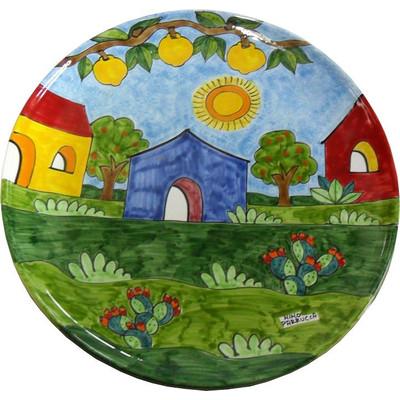 Piatto Artistico D. 45 cm Nino Parrucca