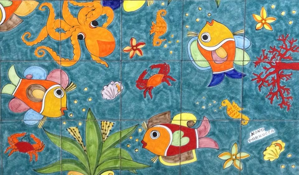 Pannello artistico 140x80 cm Nino Parrucca