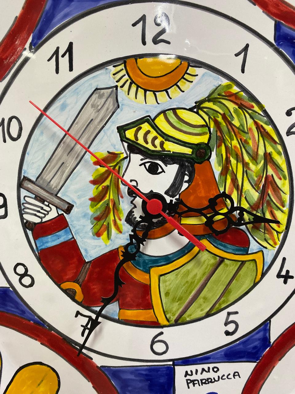 Orologio Ottagonale a piatto Nino Parrucca