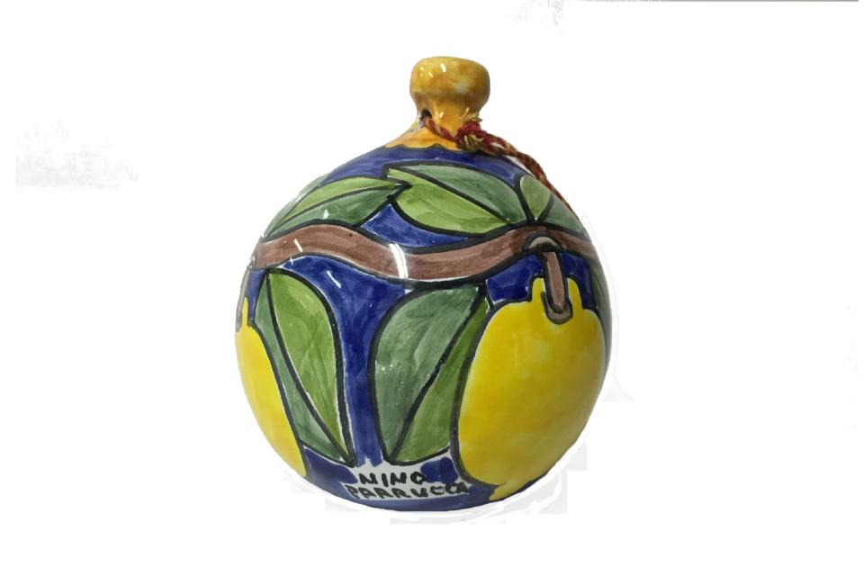 Pallina di Natale vari decori Nino Parrucca