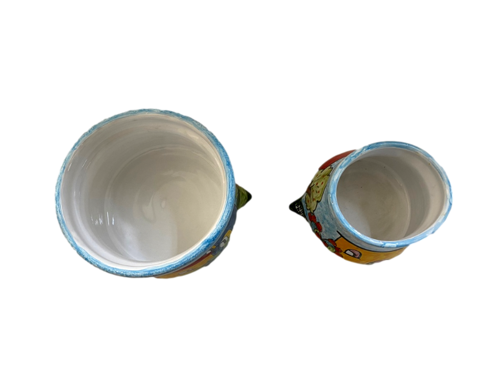 Porta Cialde in ceramica a forma di Sacco da caffè Nino Parrucca