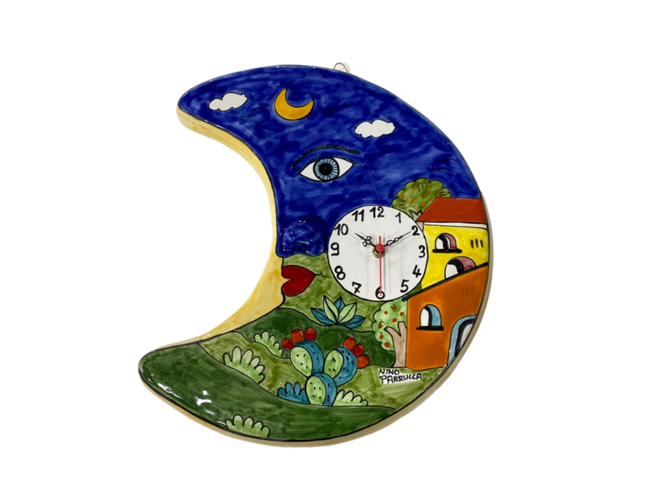 Orologio Luna da parete Nino Parrucca