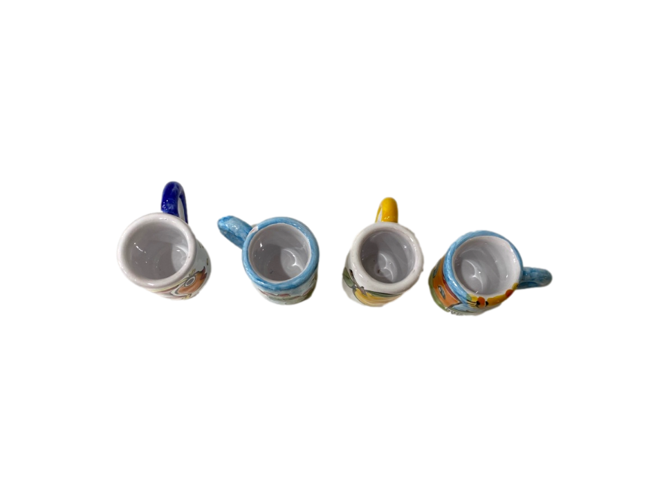 Bicchierino da limoncello (amaro) in ceramica Nino Parrucca