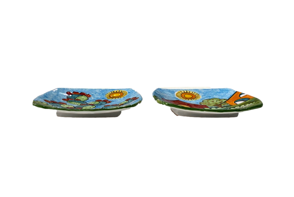 Rendiresto in ceramica cm.21x21 - Art 148/A Nino Parrucca
