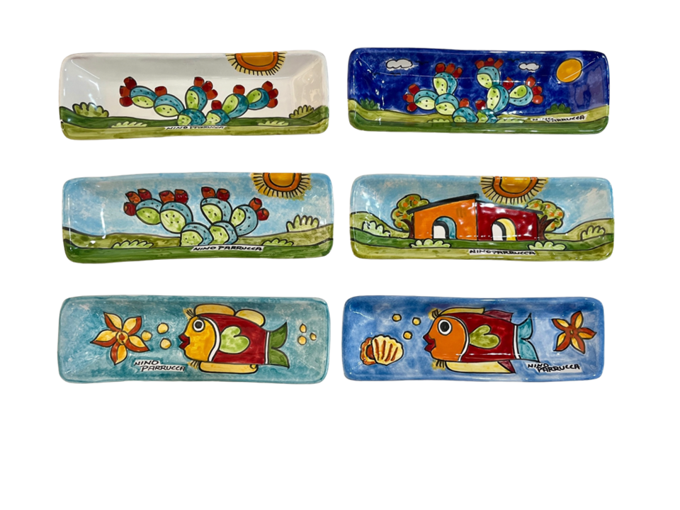 Porta Grissini art.124 Nino Parrucca in ceramica