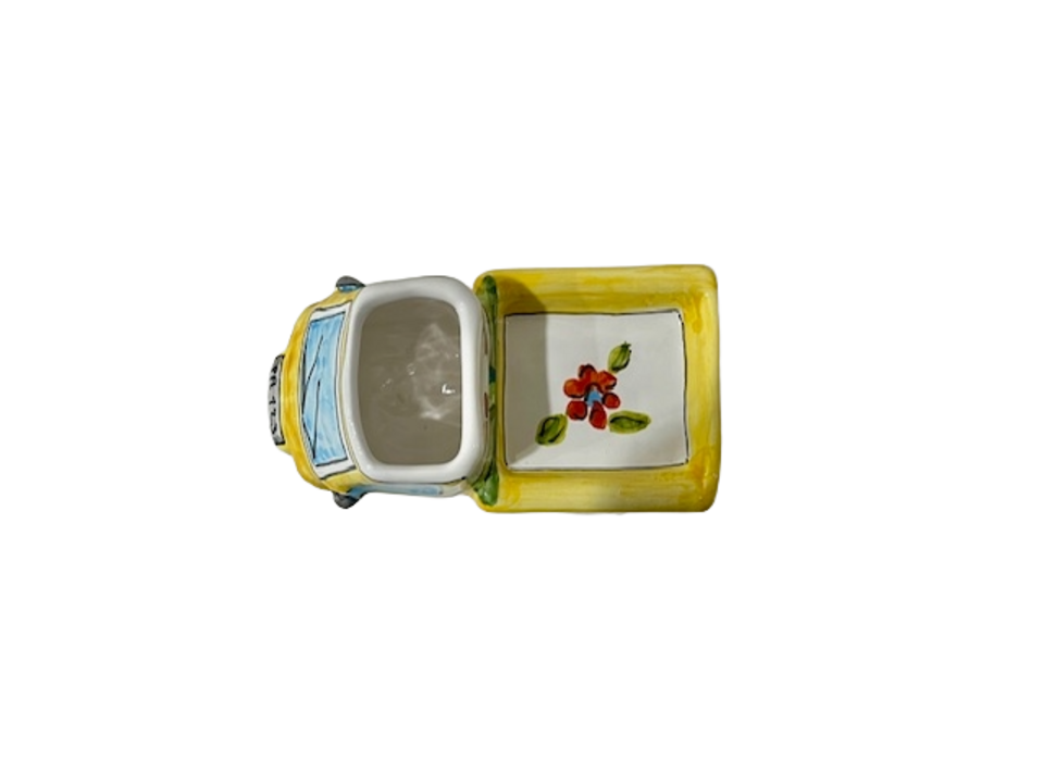 Moto Ape Nino Parrucca in ceramica