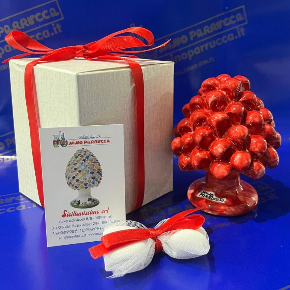 Bomboniera pigna siciliana Nino Parrucca