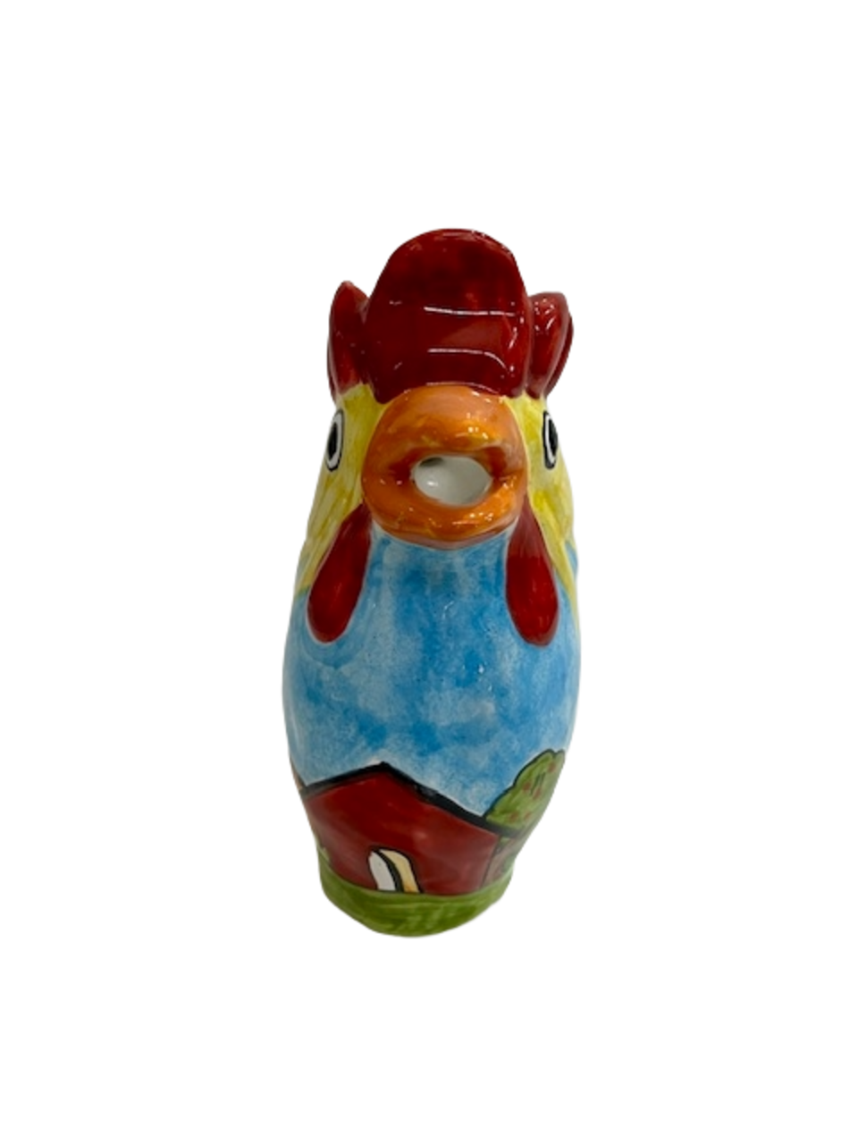 Brocca a forma di Gallo da 1LT. Nino Parrucca in ceramica