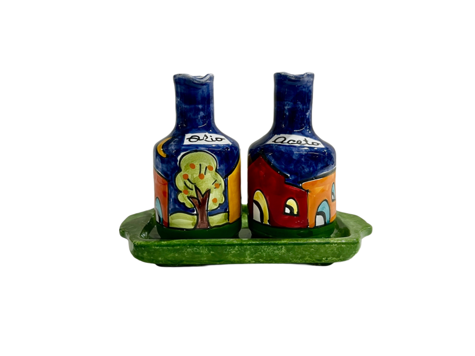 Olio Aceto da 100 ml - casette notturno Nino Parrucca in ceramica