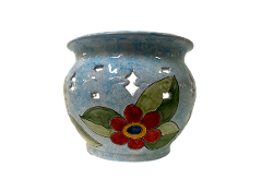 Cachepot Bombato Traforato - fiori grandi in ceramica Nino Parrucca