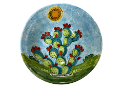 Insalatiere / Ciotole varie misure Nino Parrucca Pale di Fichi D'india - Art.55 - 57 - 59