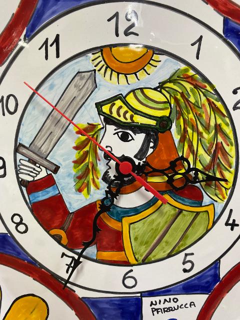 Orologio Ottagonale a piatto Nino Parrucca