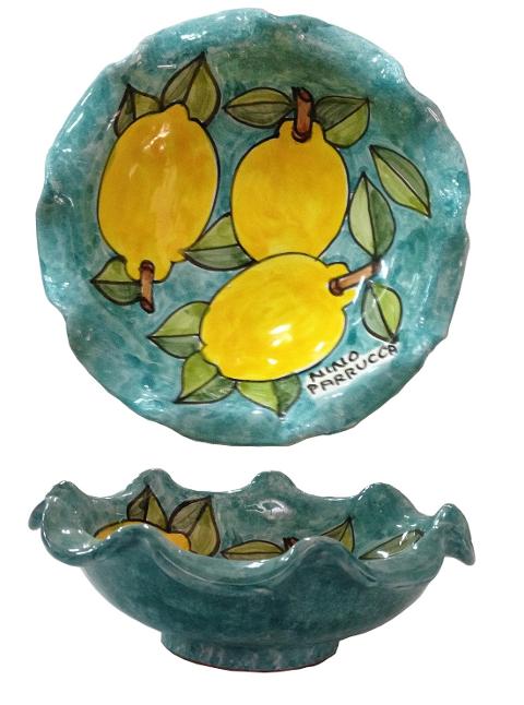 Ciotola Smerlata in ceramica Nino Parrucca