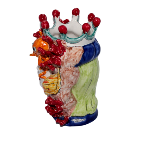 Testa di Moro Versione Marina in ceramica Nino Parrucca