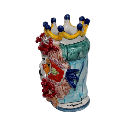 Testa di Moro Versione Marina in ceramica Nino Parrucca